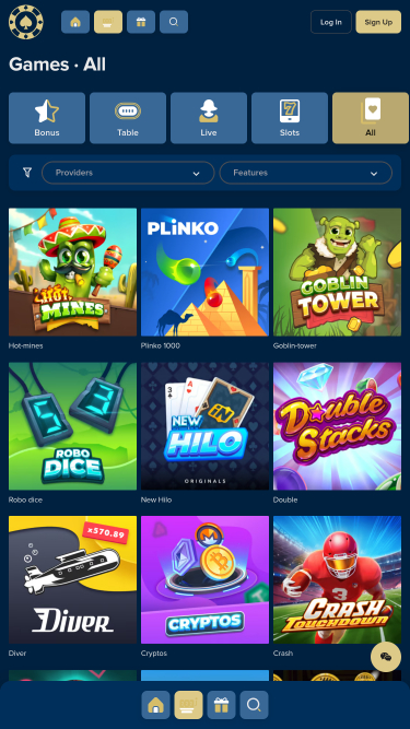 Jeux mobiles de Casino Napoli