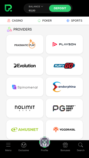 Casino Pokerdom Desarrolladores de juegos móviles