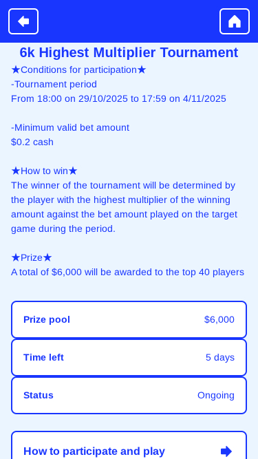 Casino Secret Mobile Tournaments