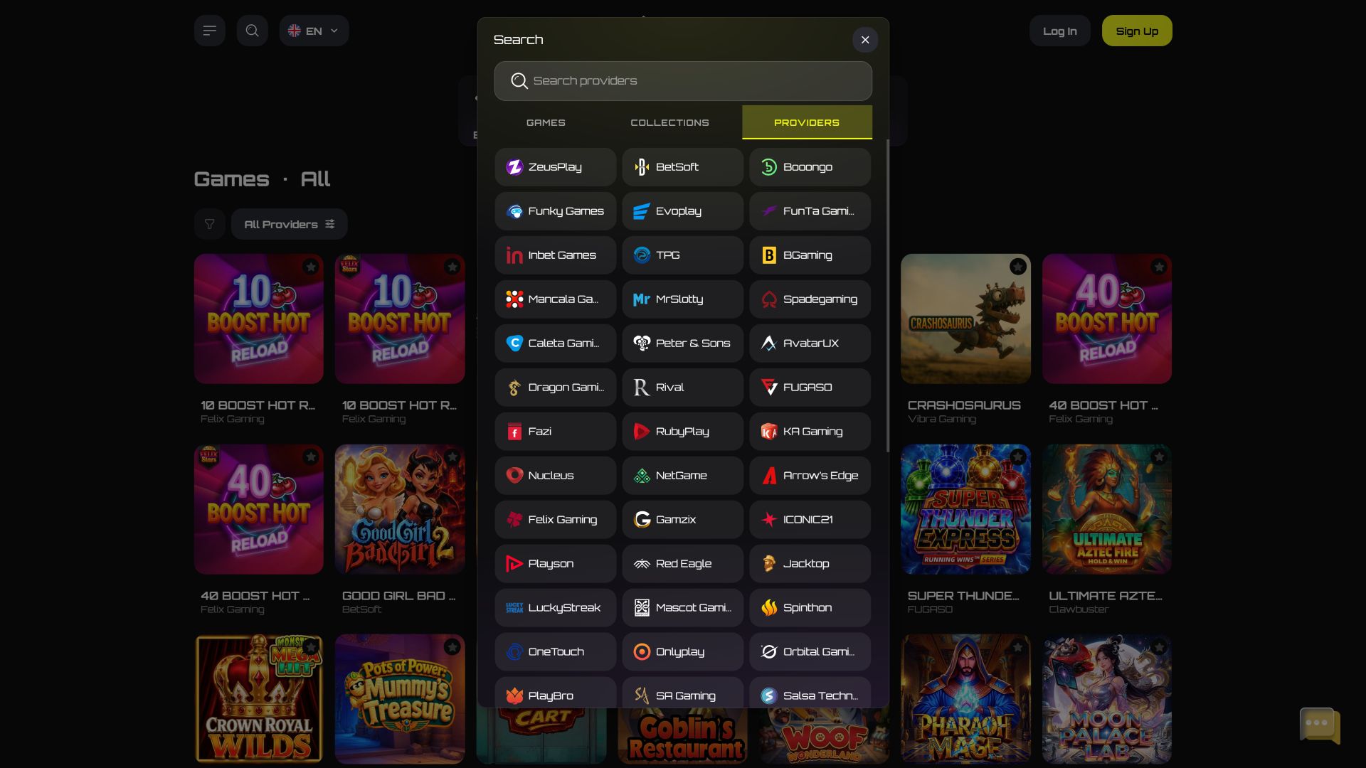 Casino Superlines Desktop-Spieleentwickler
