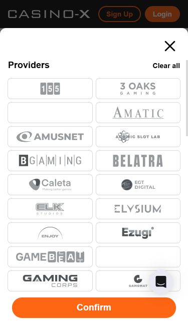 Développeurs de jeux mobiles de Casino X