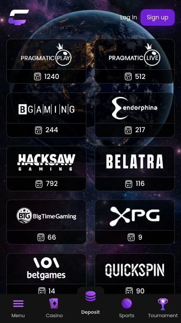 Мобильная страница разработчиков игры CasinoCrypto.io