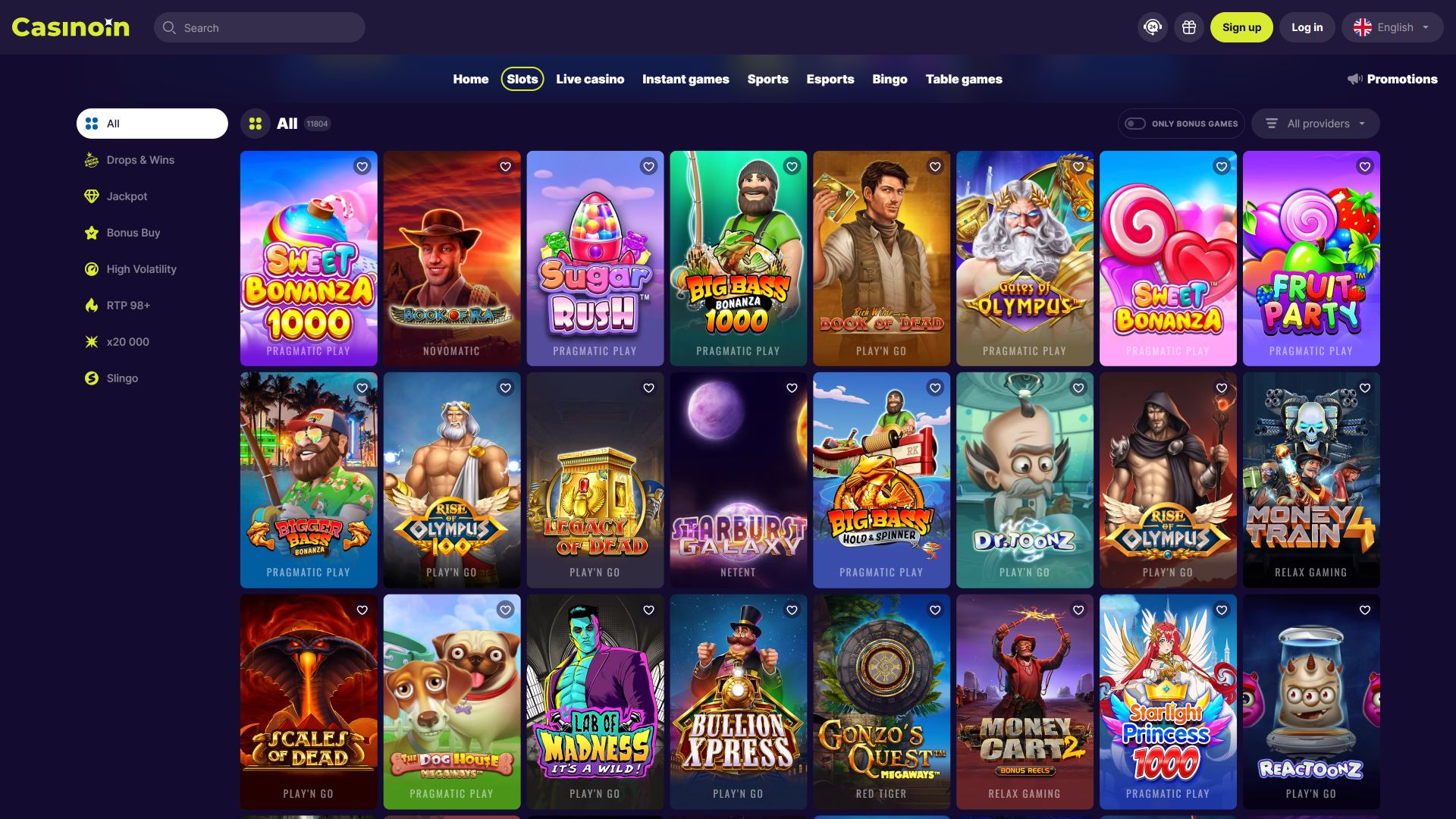 Image de jeux de casino sur ordinateur