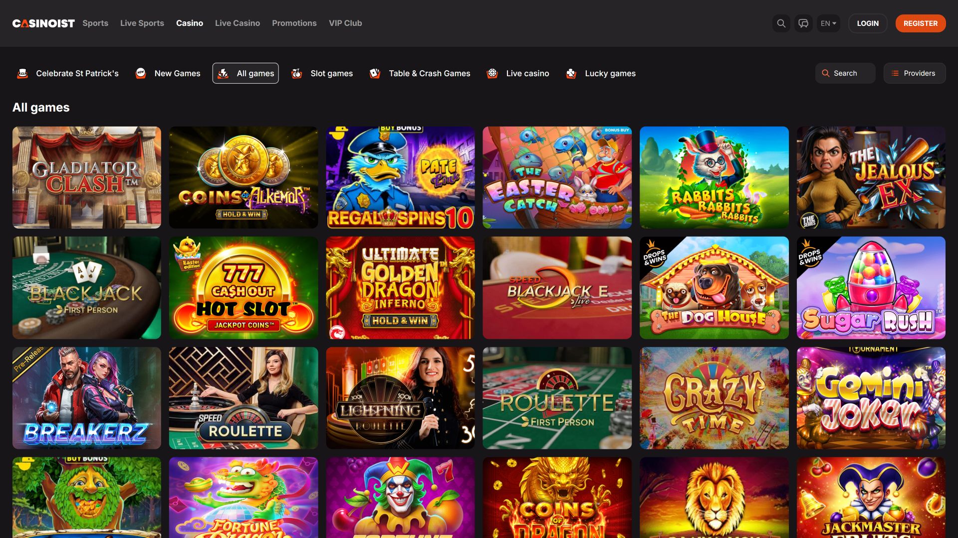Jeux de casino sur ordinateur