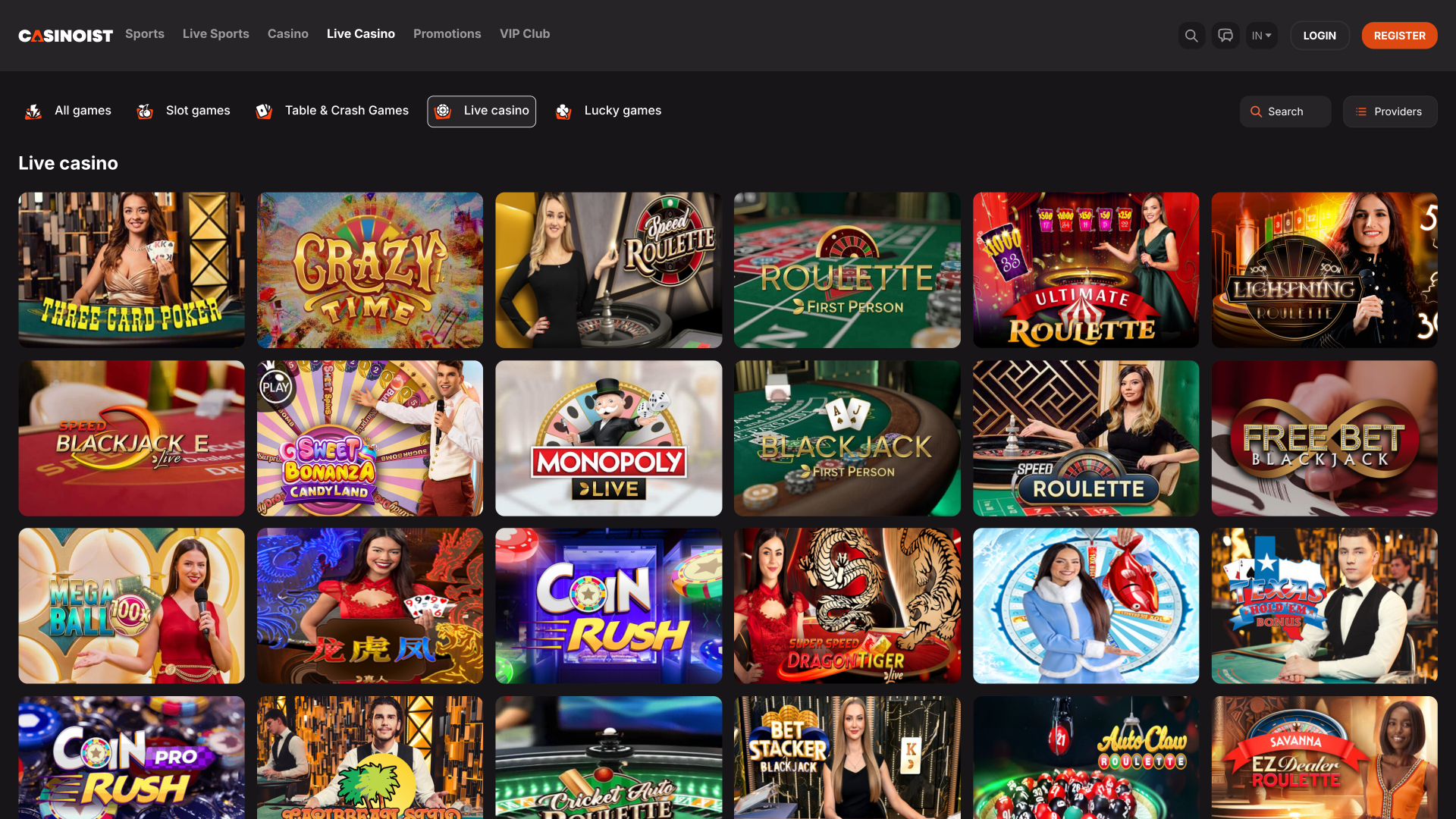 Casinoist Croupier en direct