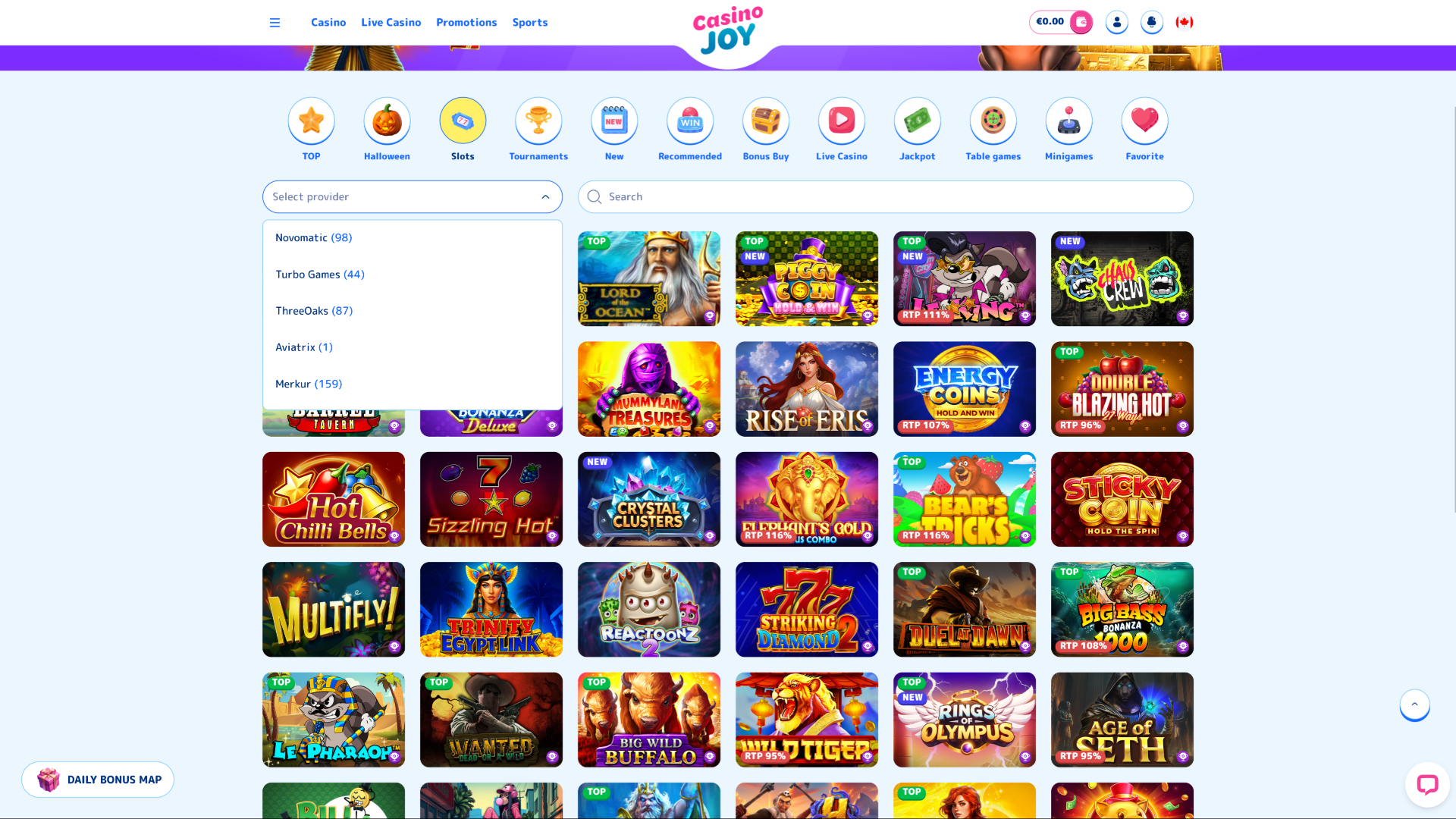 Casino Joy Desktop-Spielentwickler