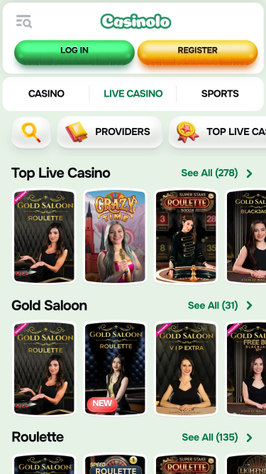 Casinolo Casino Live Dealer Mobile