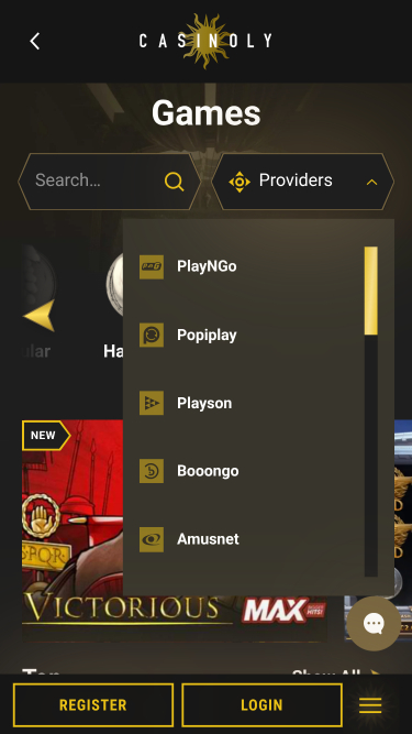 Casinoly Casino Game Developers Mobile