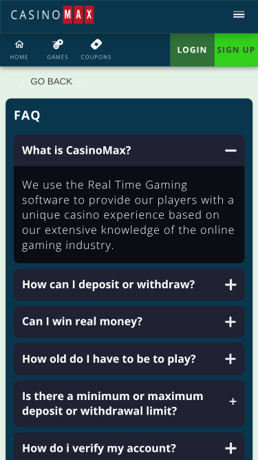 CasinoMax Game Developers Mobile