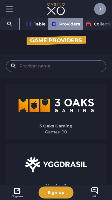 Разработчики мобильных игр Casino XO