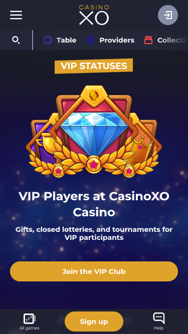 Casino XO Mobile VIP