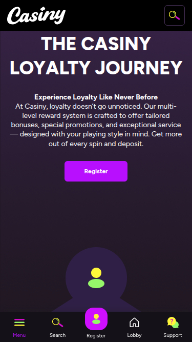 Programme VIP mobile Casiny Casino