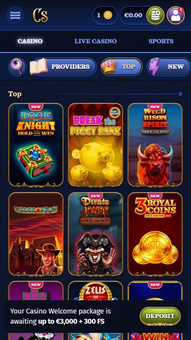 Casombie Casino Mobile Games Image