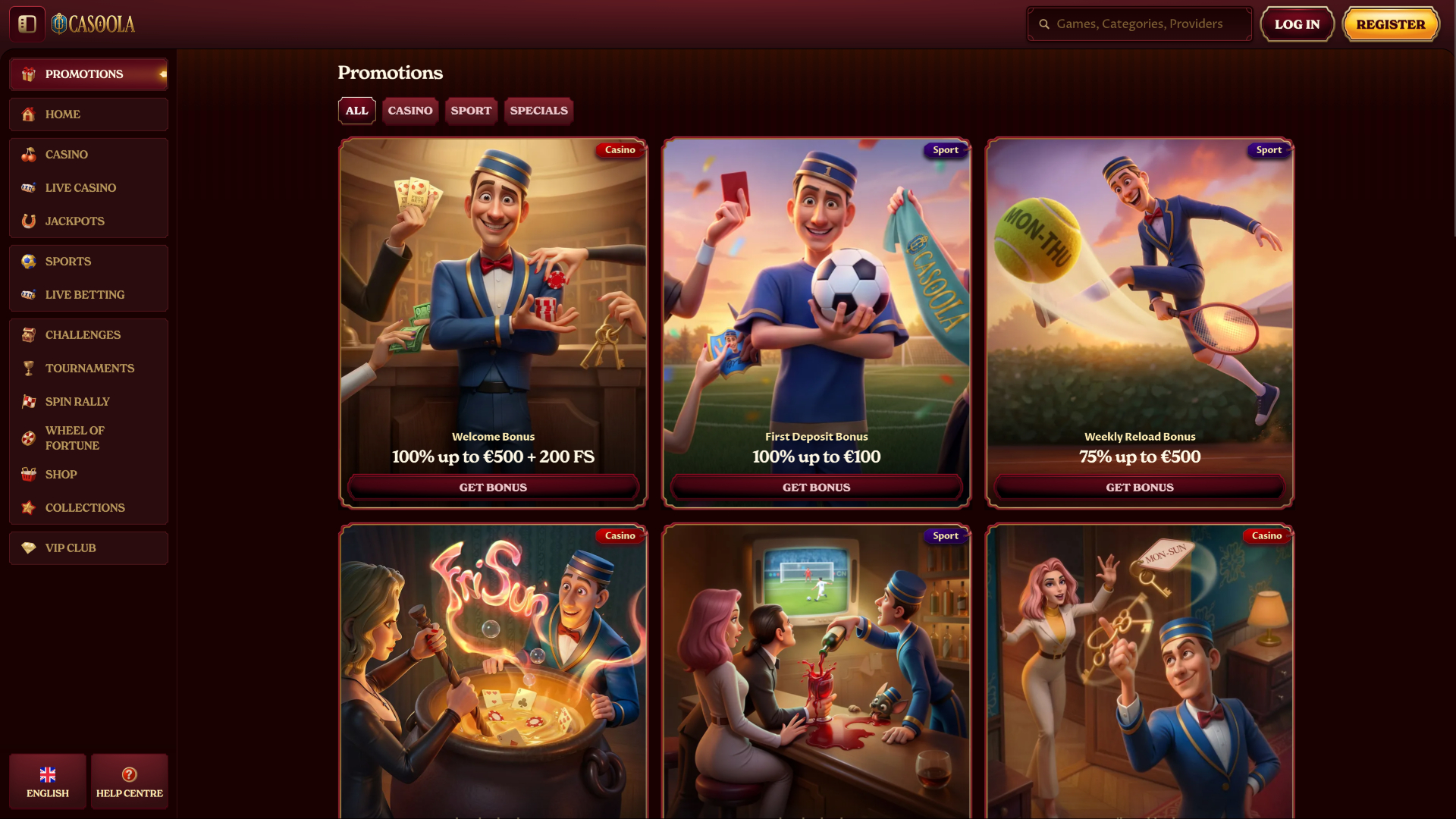 Promozioni del Casinò Casoola