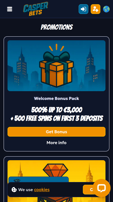 Casper Bets Casino Mobile Promotions