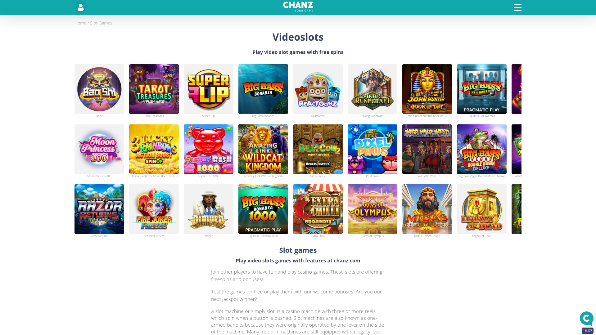 Jeux du casino Chanz Bureau