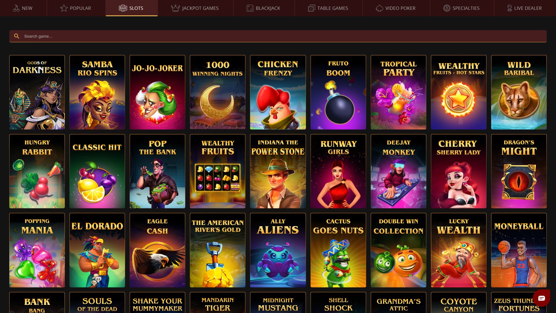 Imagen de juegos de escritorio del casino Cherry Gold