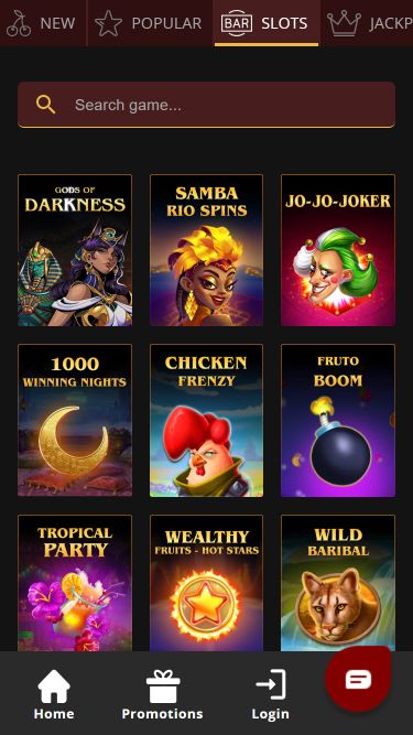 Imagen de juegos móviles del casino Cherry Gold