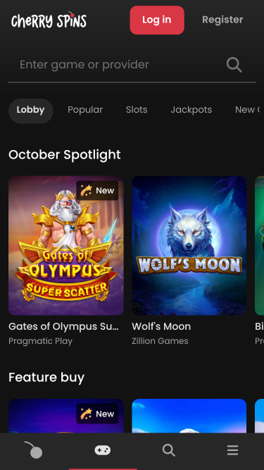 Juegos de Cherry Spins móvil