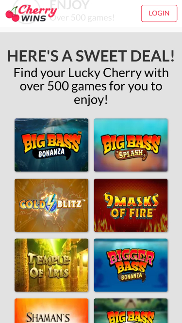 Jeux de Cherry Wins Casino mobile