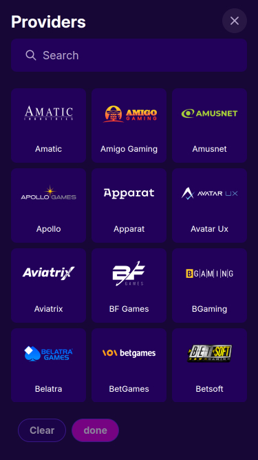 Sviluppatori di giochi del CipherWins Casino Versione mobile