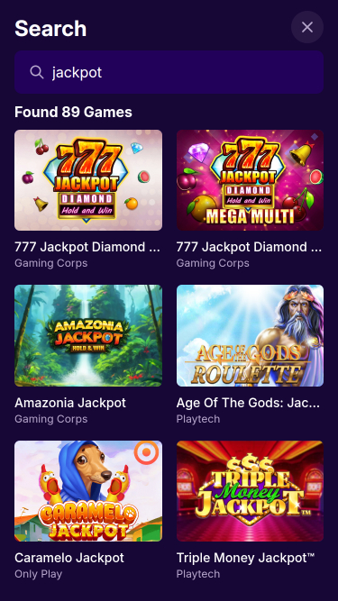 Jackpot del CipherWins Casino Versione mobile