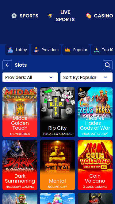 Citobet Giochi Mobile