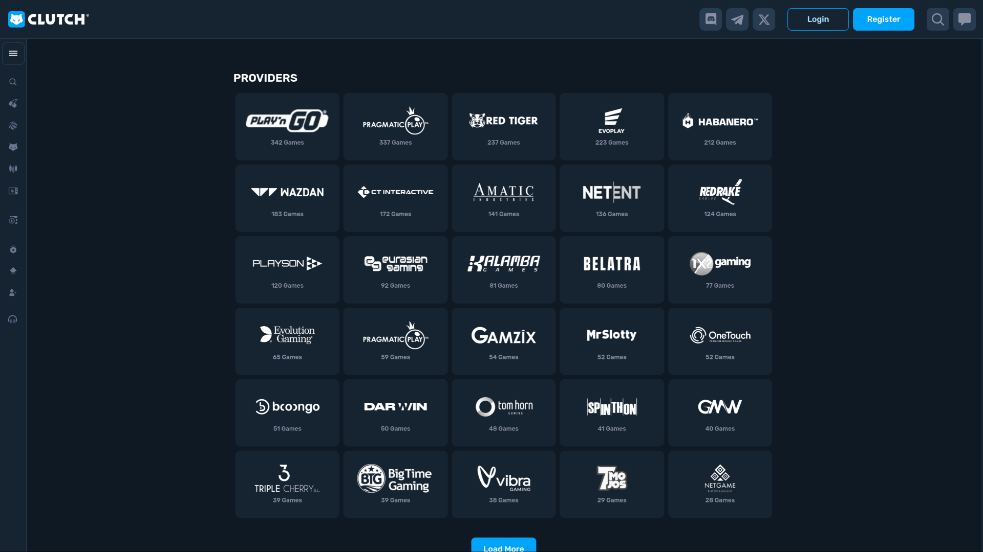 Clutch Casino Game Developers