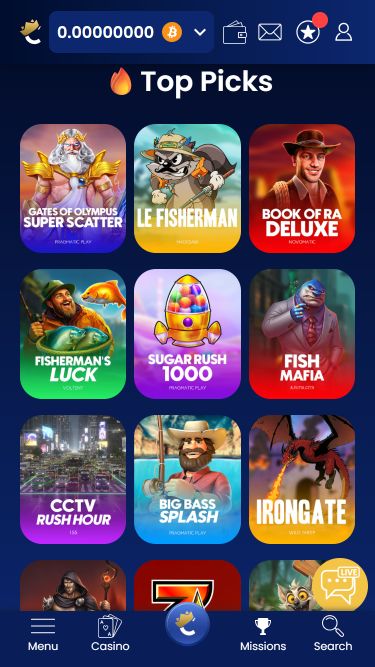 Jeux mobiles de casino CoinKings