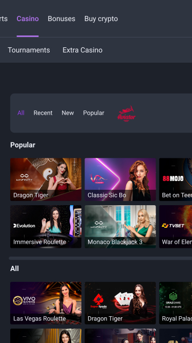 Croupier en direct du casino Coinplay sur mobile