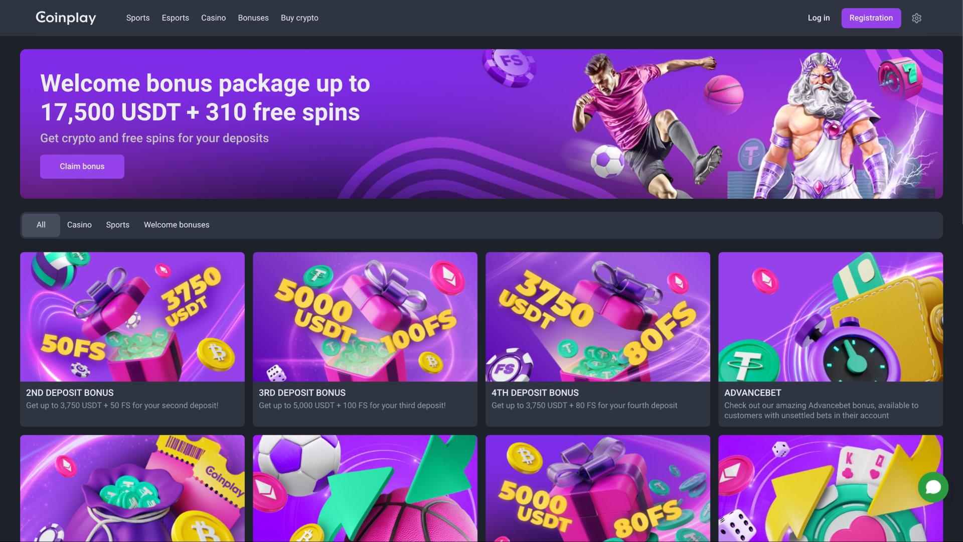 Promotions du casino Coinplay sur ordinateur