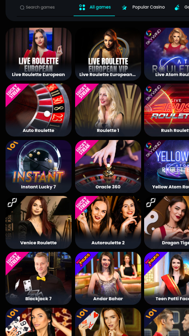 Croupier en Direct de Cosmobet Mobile