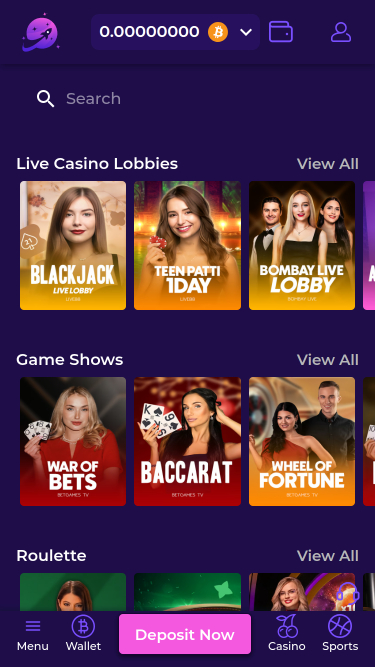 Croupier dal Vivo di Crashino Mobile