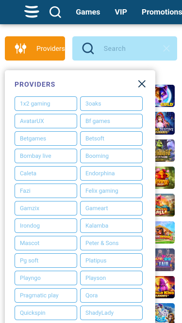 Desarrolladores de Juegos de Craze Play Casino Móvil