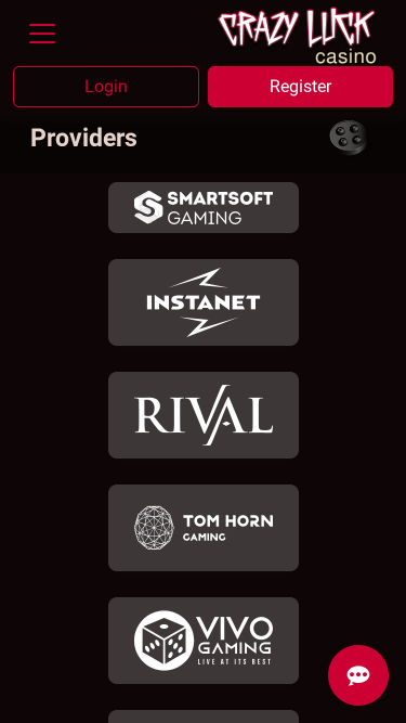 Développeurs de Jeux de Crazy Luck Casino Mobile