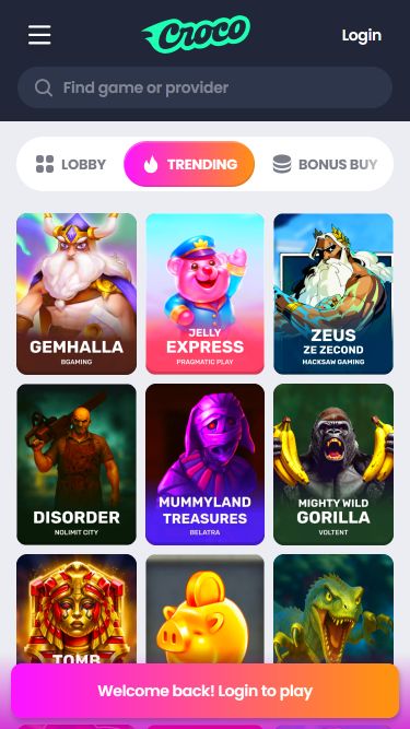Мобильные игры с изображениями в казино Crocoslots