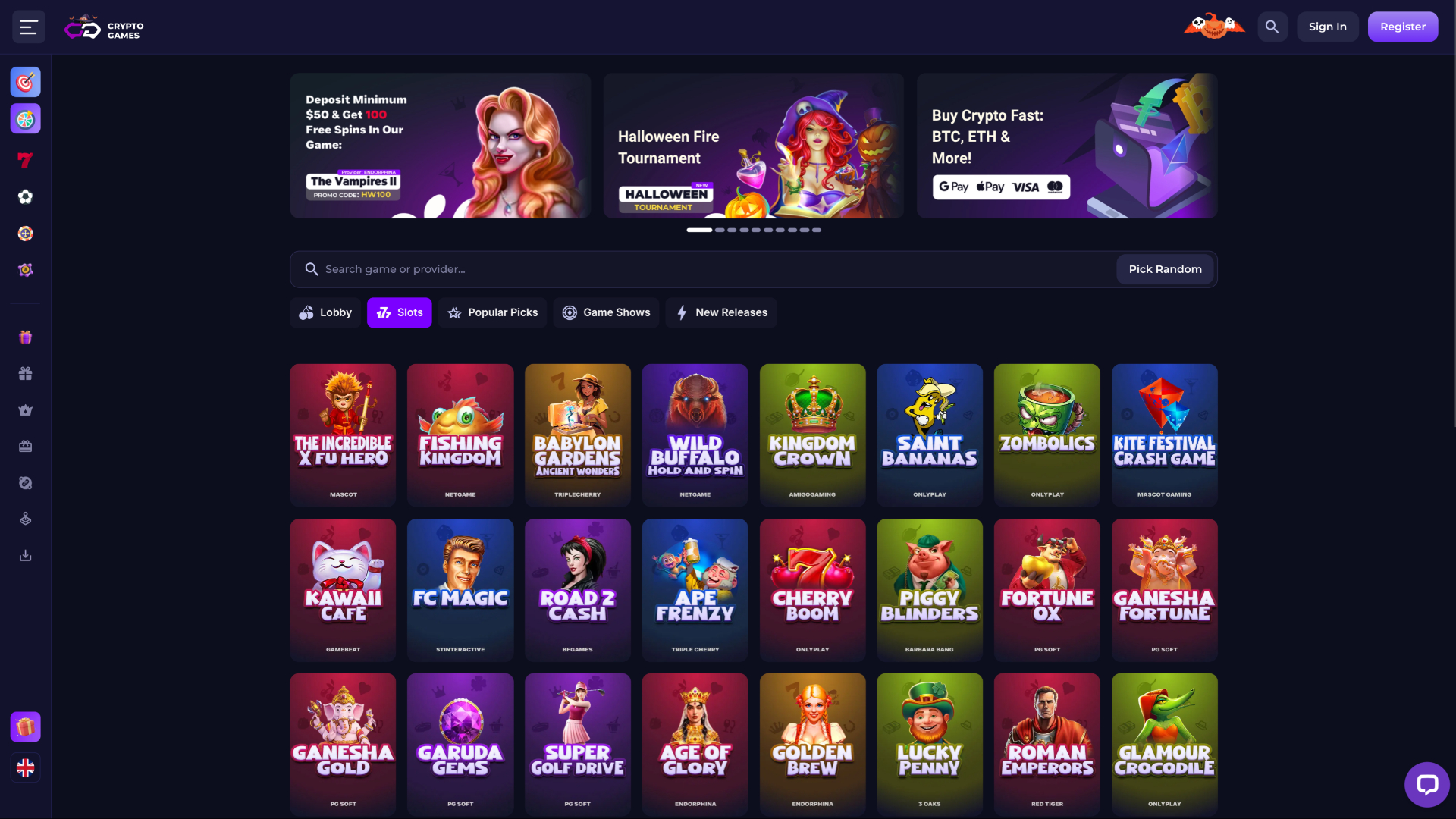 Crypto Games Spiele Desktop