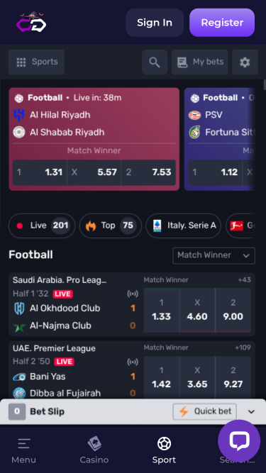 Crypto Games Sport Mobil