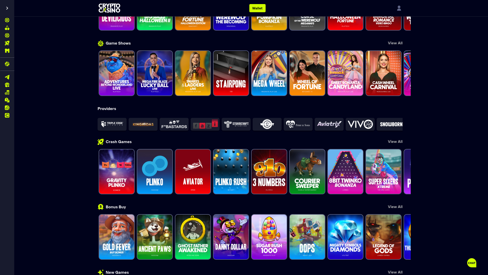 Développeurs de jeux de Cryptocasino.com sur ordinateur