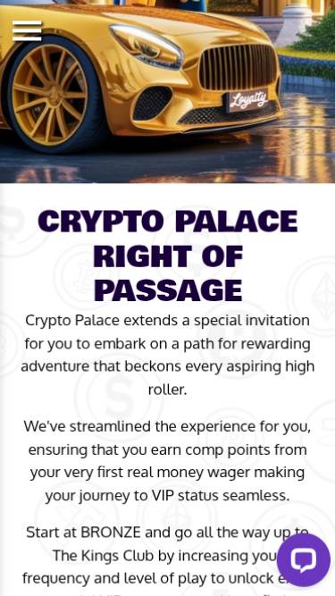Crypto Palace Casino Vip Mobile