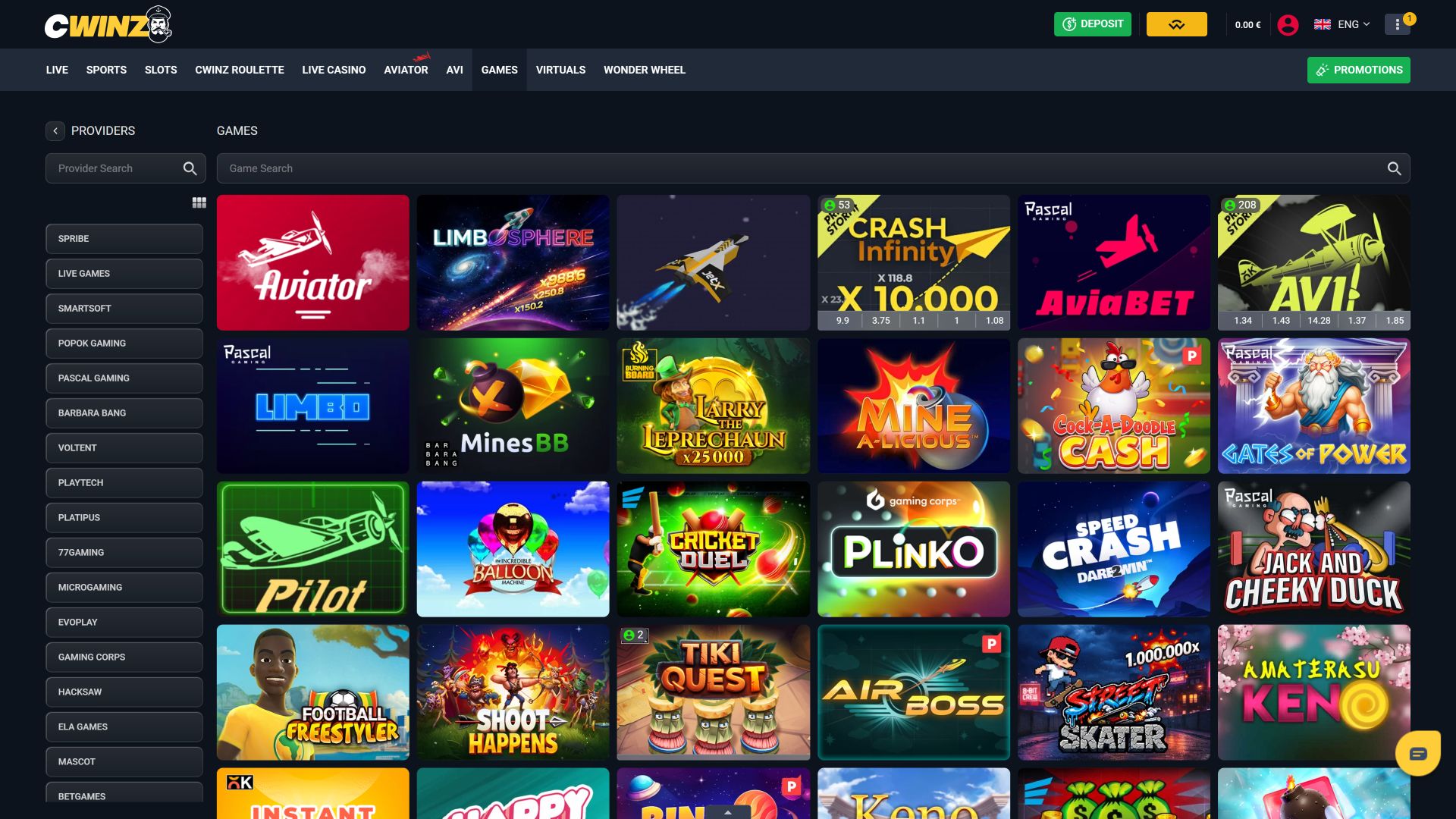 Desktop-Bild der Spiele von CWinz