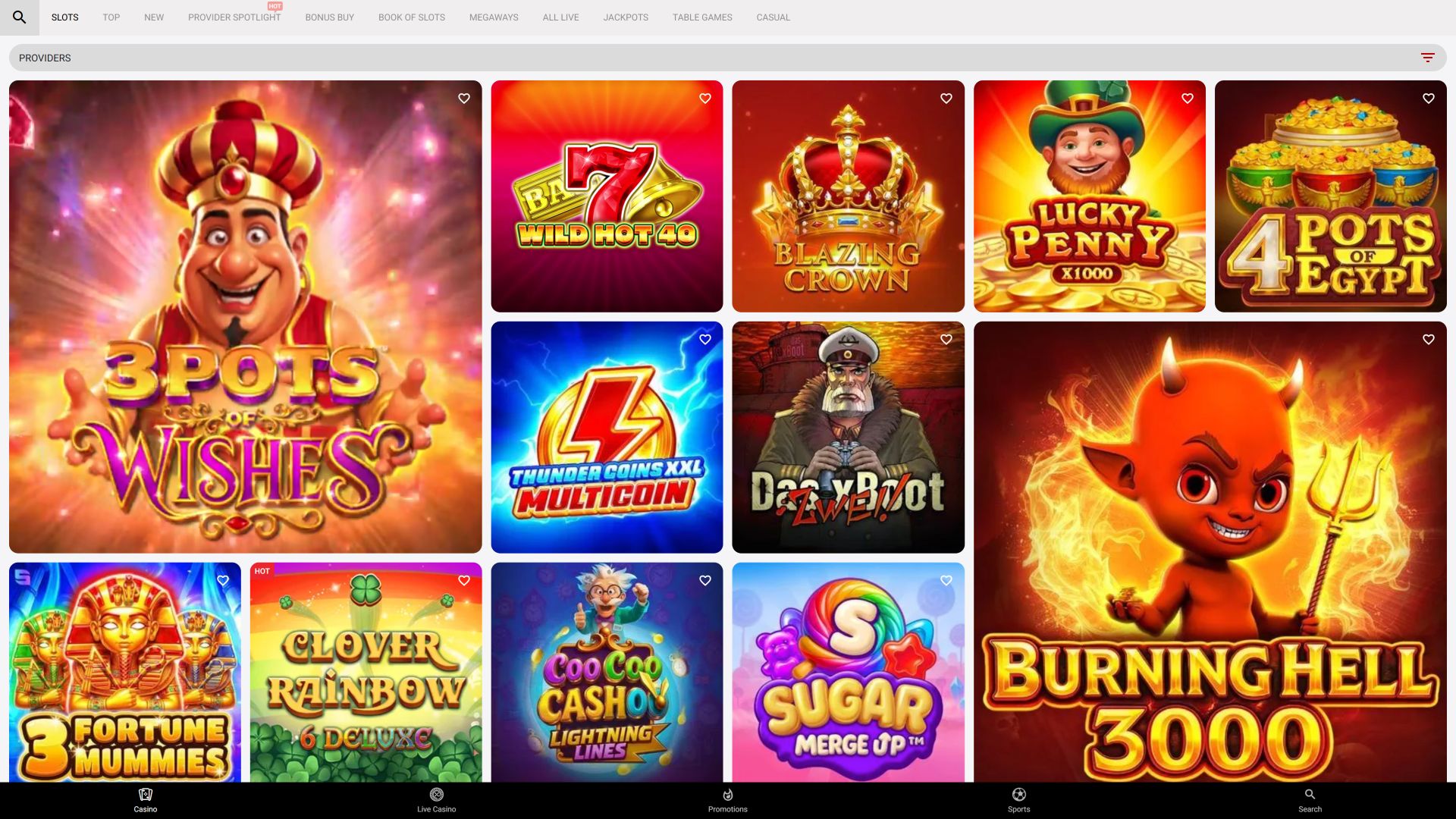Juegos de imágenes de escritorio de Dachbet Casino
