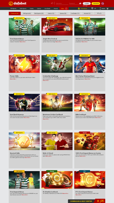 Dafabet Casino Promotions Mobile