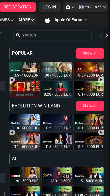 Casino mobile Dbbet avec croupier en direct