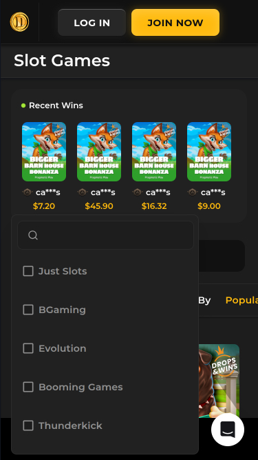 Développeurs de jeux du Dedprz Casino Version mobile