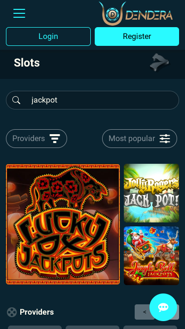 Jackpot du Dendera Casino Version mobile
