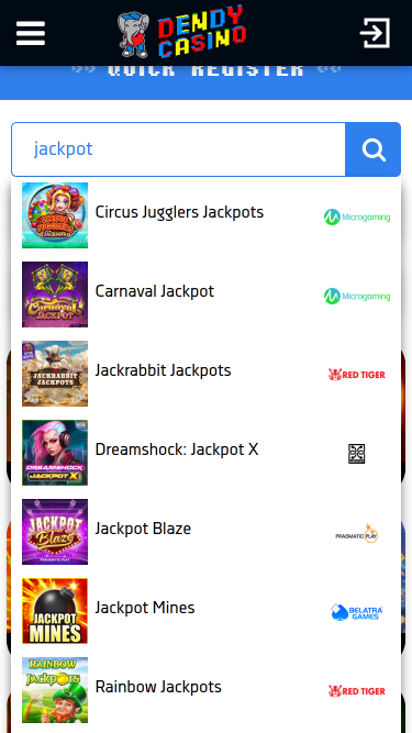 Dendy Casino Jackpot Mobile