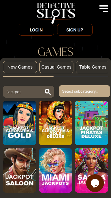 Jackpot de Detective Slots Mobile