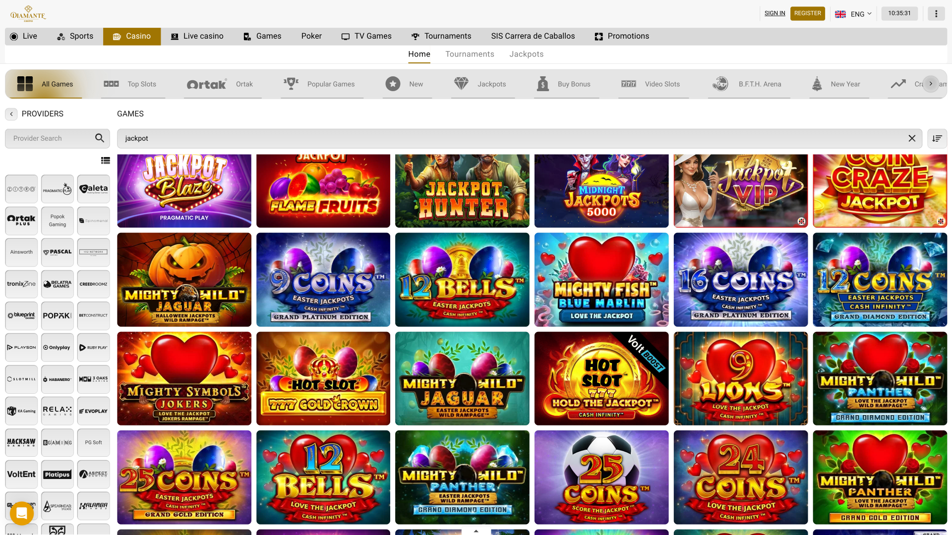 Bote de Diamante Casino Escritorio