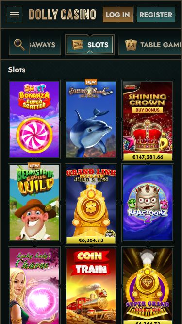 Jeux d'images mobiles Dolly Casino